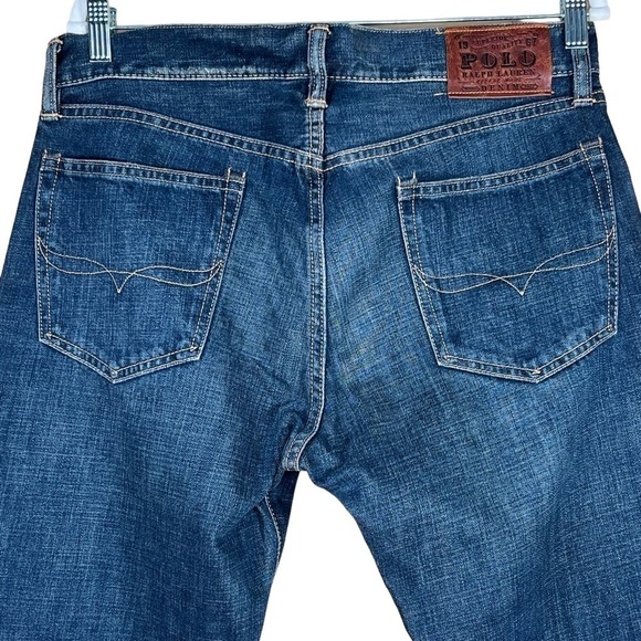 POLO Ralph Lauren Finest Made Denim Men’s Cotton Straight Leg Jeans 32 X… - Picture 8 of 16